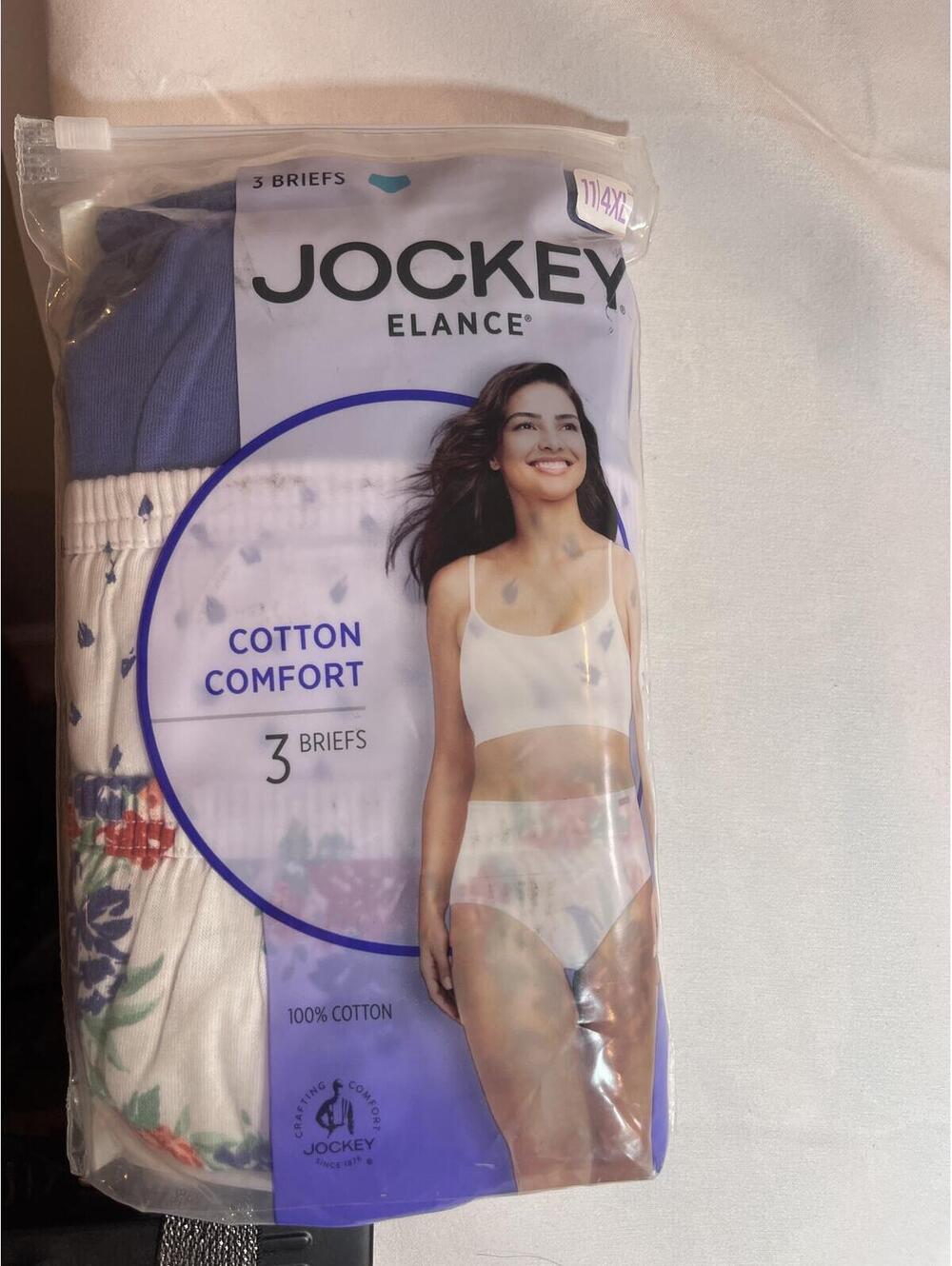 Women’s 4XL Jockey 3 Pack Cotton Brief Underwear